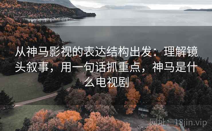 从神马影视的表达结构出发：理解镜头叙事，用一句话抓重点，神马是什么电视剧